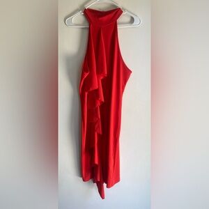 Elegant Red Women's Dress